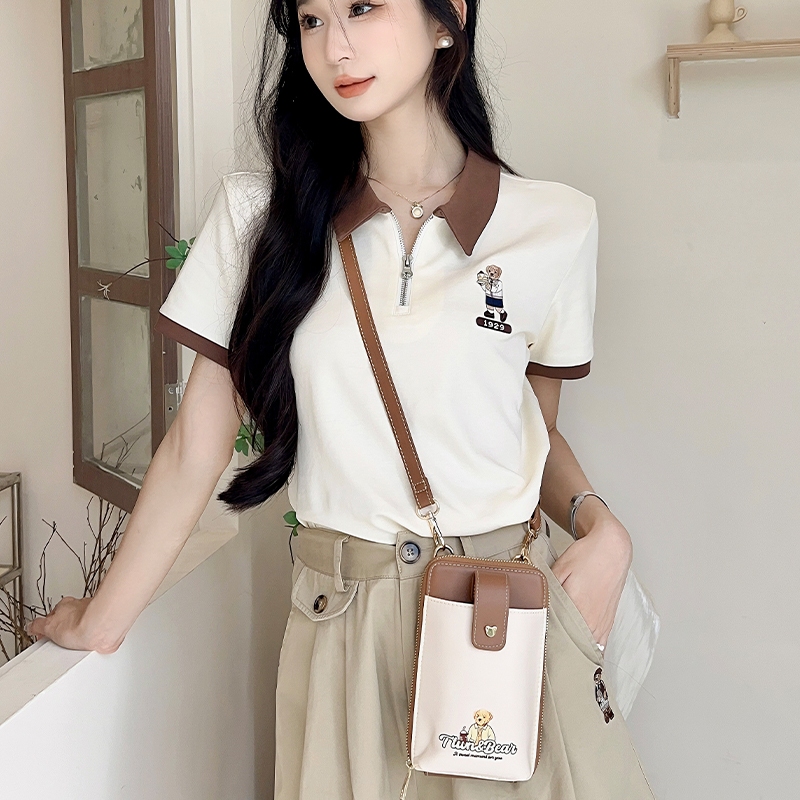 TTWN BEAR กระเป๋าทรงโฟนใส่มือถือน้องหมี แบรนด์แท้ อุปกรณ์ครบ พร้อมส่ง