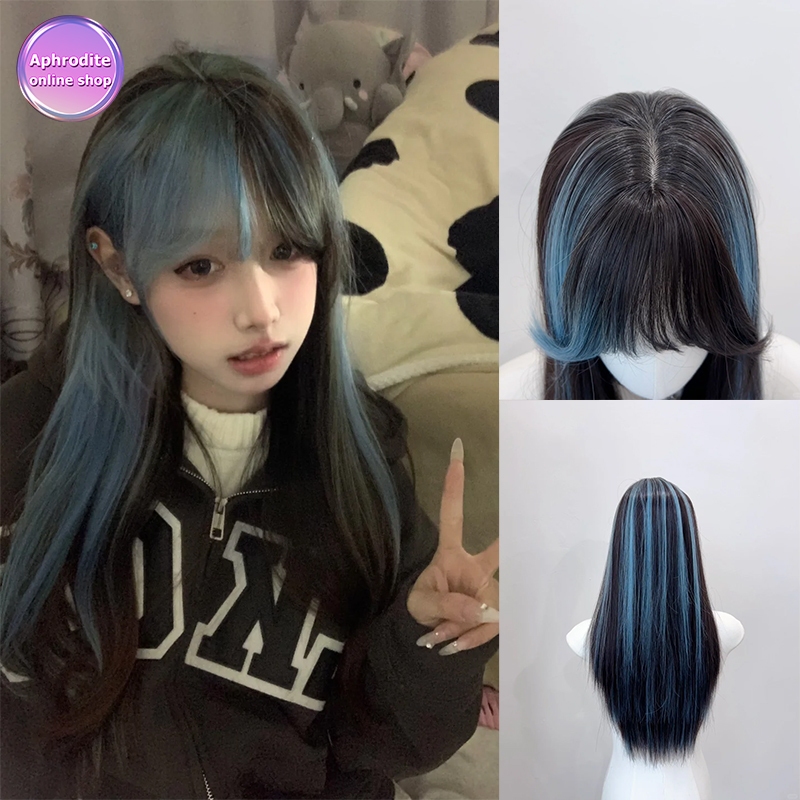 Aphrodite 65CM Y2K วิกผม วิก long wig วิกผมหยิกธรรมชาติ สีชมพูอ่อน สําหรับผู้หญิง
