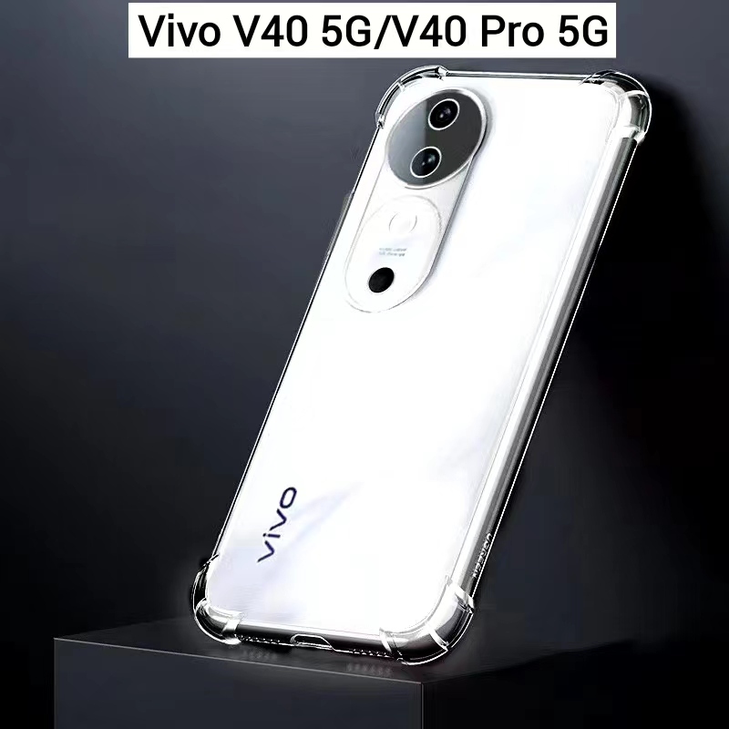 Vivo V40Proตรงรุ่น(พร้อมส่งในไทย)เคสTPUใสกันกระแทกแบบคลุมกล้องVivo V40 5G/Vivo V40 Pro 5G