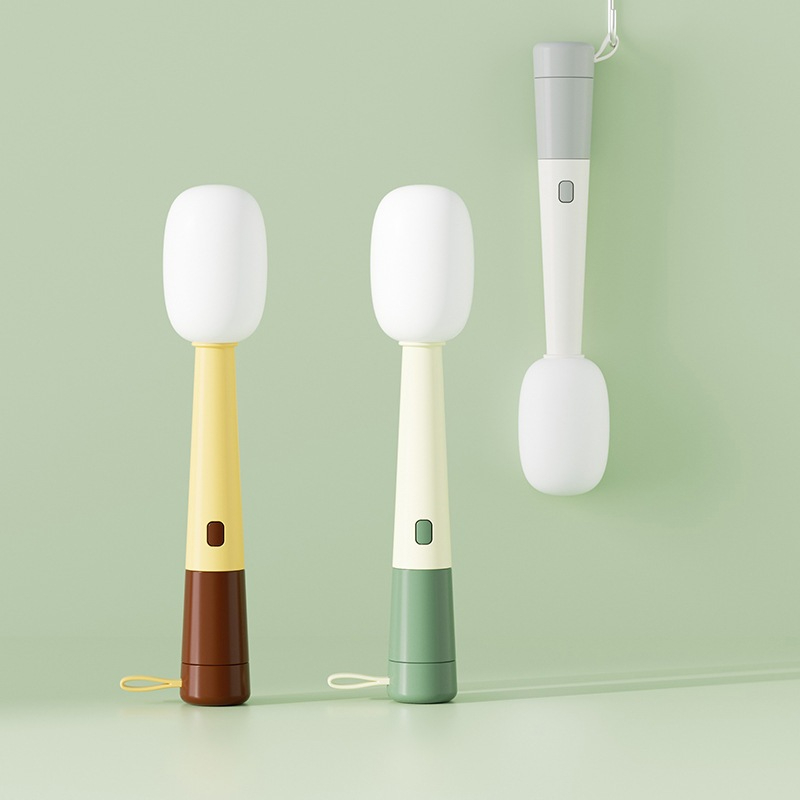 3 In 1 แปรงทําความสะอาดแก้ว แปรงด้ามจับยาว อเนกประสงค์ พร้อมฟองน้ํา ซิลิโคน ฝาถ้วย ซอกฝา/ขวด สินค้าพร้อมส่งในไทยค่ะ