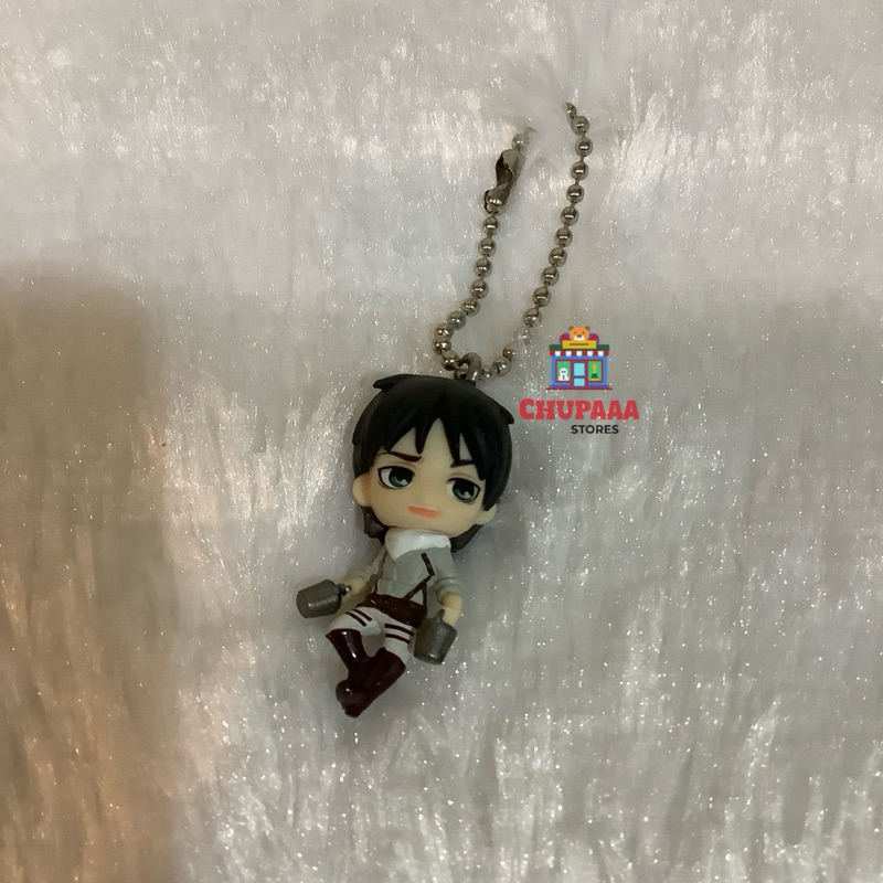 Attack on Titan Eren Figure Ghibli | ผ่าพิภพไททัน พวงกุญแจเอเรน ชุดทำความสะอาด งาน Banpresto