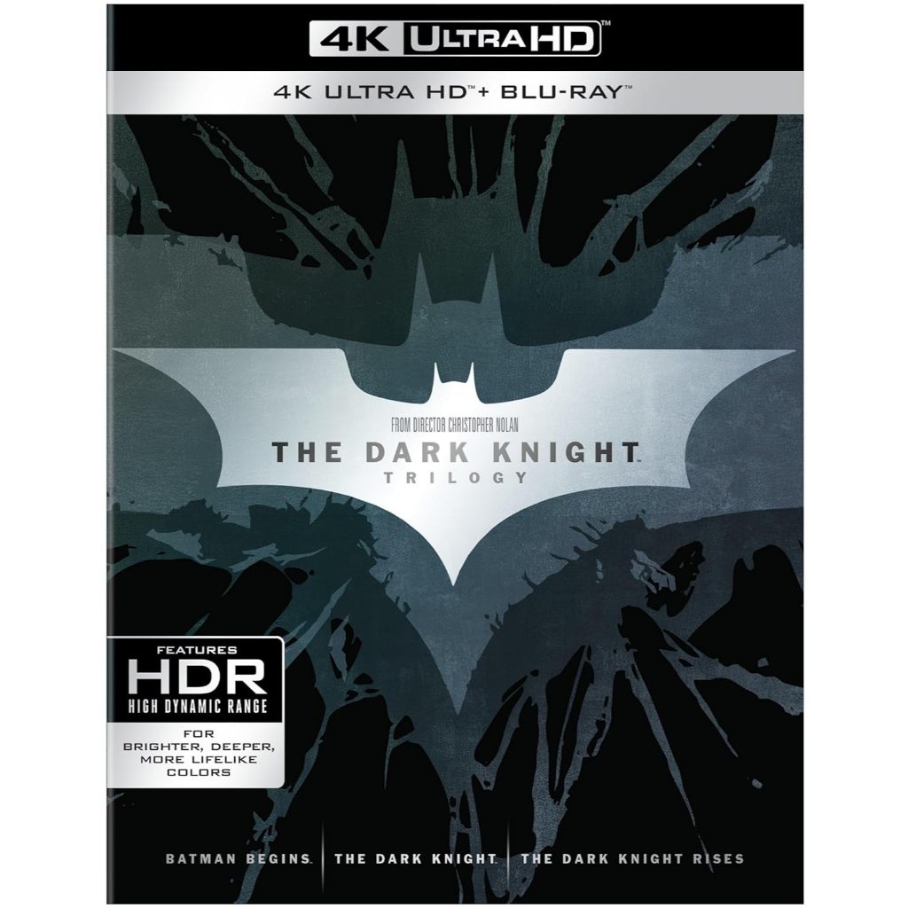 [Pre-Order]The Dark Knight Trilogy (Batman Begins / The Dark Knight / The Dark Knight Rises / 4K Ultra HD + Blu-ray) แท้