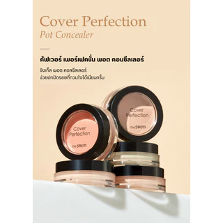 the SAEM Cover Perfection Pot Concealer 6g. เดอะเซม คอนซีลเลอร์ ปกปิด
