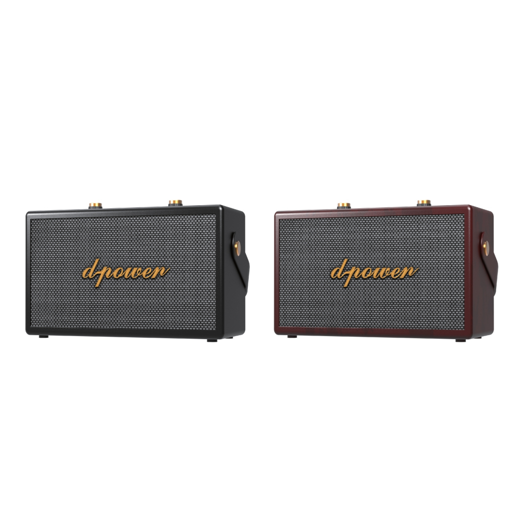 d-power ลำโพงบลูทูธสไตล์เรโทร รุ่น BOM-11 ดอกลำโพงขนาด 3"x2 ตัว ให้กำลังขับถึง 30W ปุ่มดูคลาสสิค