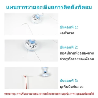 พัดลมแขวนไล่แมลงวัน พัดลมไล่แมลงวัน ใช้ไล่แมลงวันและยุง พัดลมเพดาน พัดลมเฉพาะสำหรับร้านขายผลไม้/เดลี่/ร้านขายอาหารสด