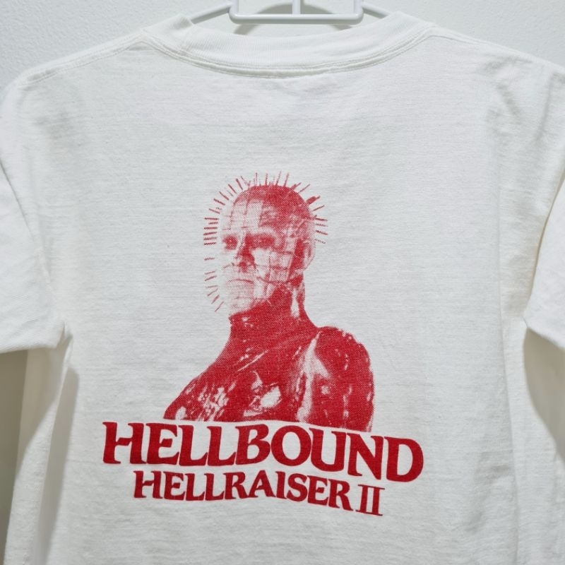 1989s HALLRAISERII T-shirt งานเก่าลิขสิทธิ์