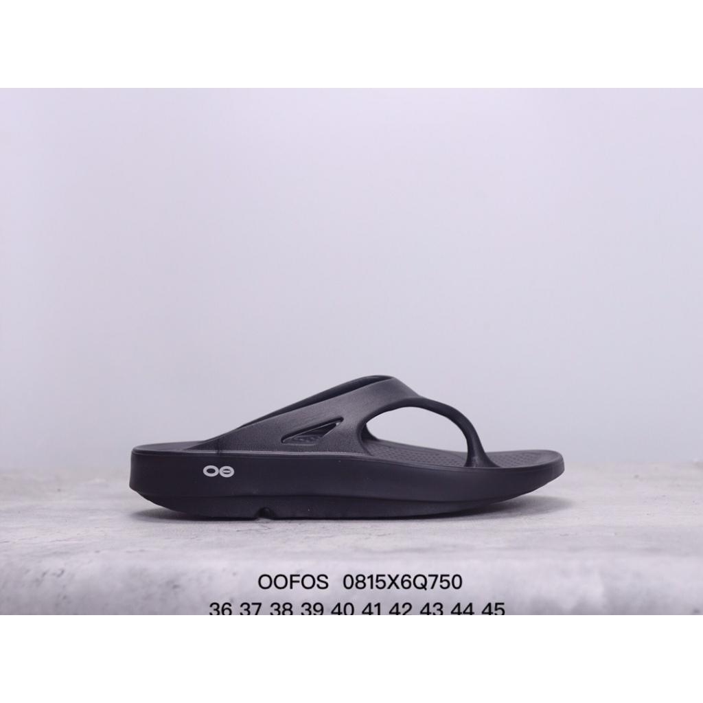 OOFOS รองเท้าแตะผู้ชายสีดำขนาด: 36-45