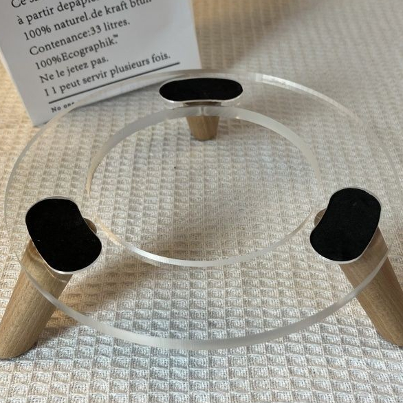 ♞Harmankardon Glazed 2/3/4 Generation Crystal 4th Generation เดสก์ท็อปไม้เนื้อแข็งขาตั้งเสียงกันลื่