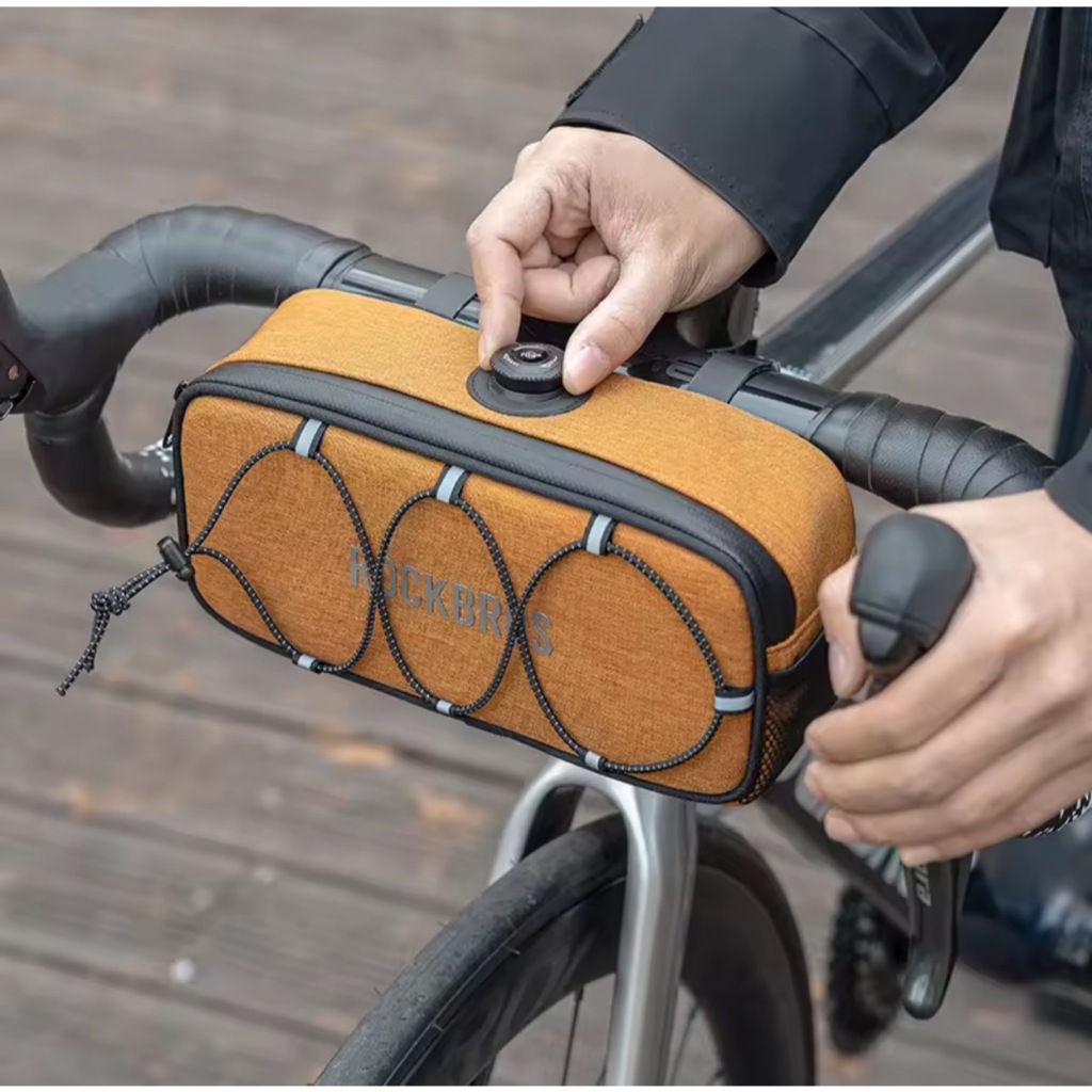 กระเป๋าจักรยาน ROCKBROS รุ่น ROAD TO SKY TL001 ทรงกระบอก ใส่หน้าจักรยาน 1.9L