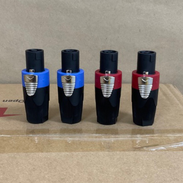 new ปลั๊กลำโพงแบบหมุนล็อคสำหรับต่อสายลำโพง สเปคคอน Speakon สเปคค่อนลำโพง