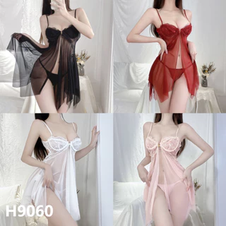 SatinSleepwear💫💫ชุดชั้นในเซ็กซี่ ชุดนอนซีทรู💕💕มุมมองแบบตาข่าย หลากหลายสไตล์ ส่งไวจากไทย จัดส่งภายใน 2-3 วัน.A