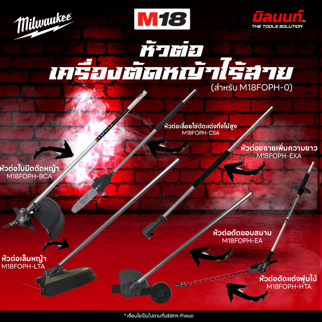 Milwaukee อุปกรณ์หัวต่อ สำหรับ M18FOPH-0
