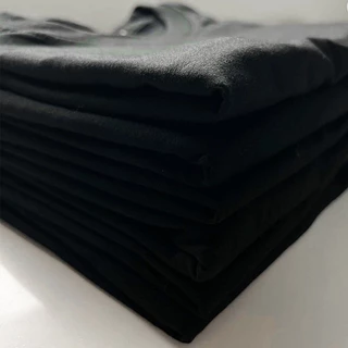 Cotton Quality เสื้อยืดคอกลม สีดำ Cotton 100% No.32 ใส่สบาย ระบายอากาศดีเยี่ยม ราคาสบายกระเป๋า ใส่ได้ทุกโอกาส