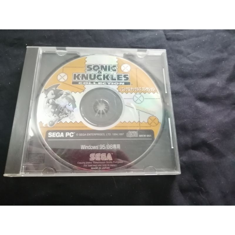 Sonic&Knuckles collection PC แผ่น​แท้​โซน​ญี่ปุ่น