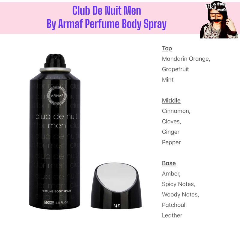 Club De Nuit Men - Armaf Perfume Bodyspray 200ml.