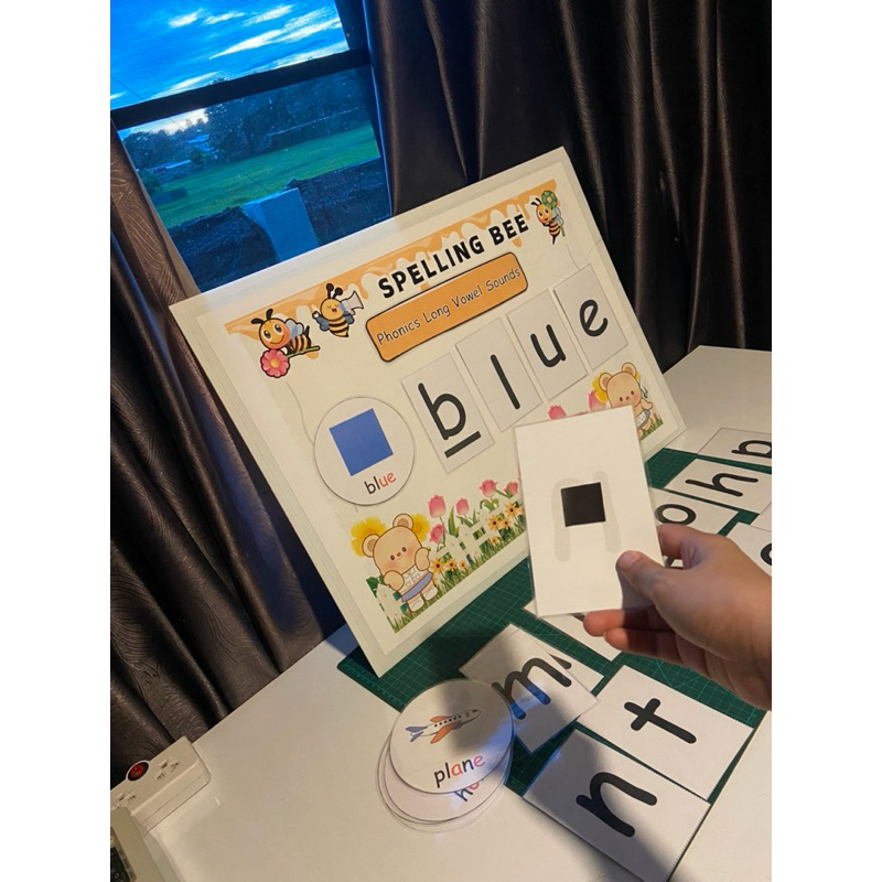 กระดานแม่เหล็กสะกดคำ Phonics Long Vowel Sounds