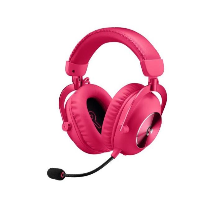 Logitech PRO X 2 LIGHTSPEED Wireless Gaming Headset - MAGENTA Model : G-PRO-X2-LIGHTSPEED-(MAGENTA)
