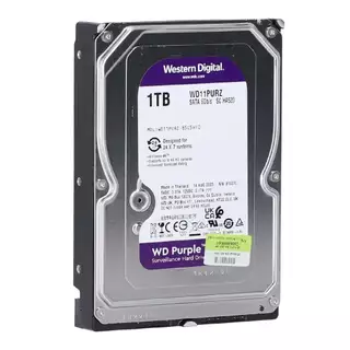 1 TB 3.5" HDD (ฮาร์ดดิสก์ 3.5") WD PURPLE - SATA3 (WD11PURZ)