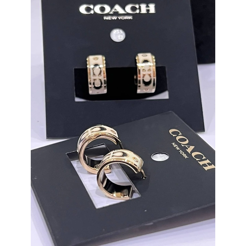 ต่างหู Coach มือ 1 พร้อมส่งที่ไทย