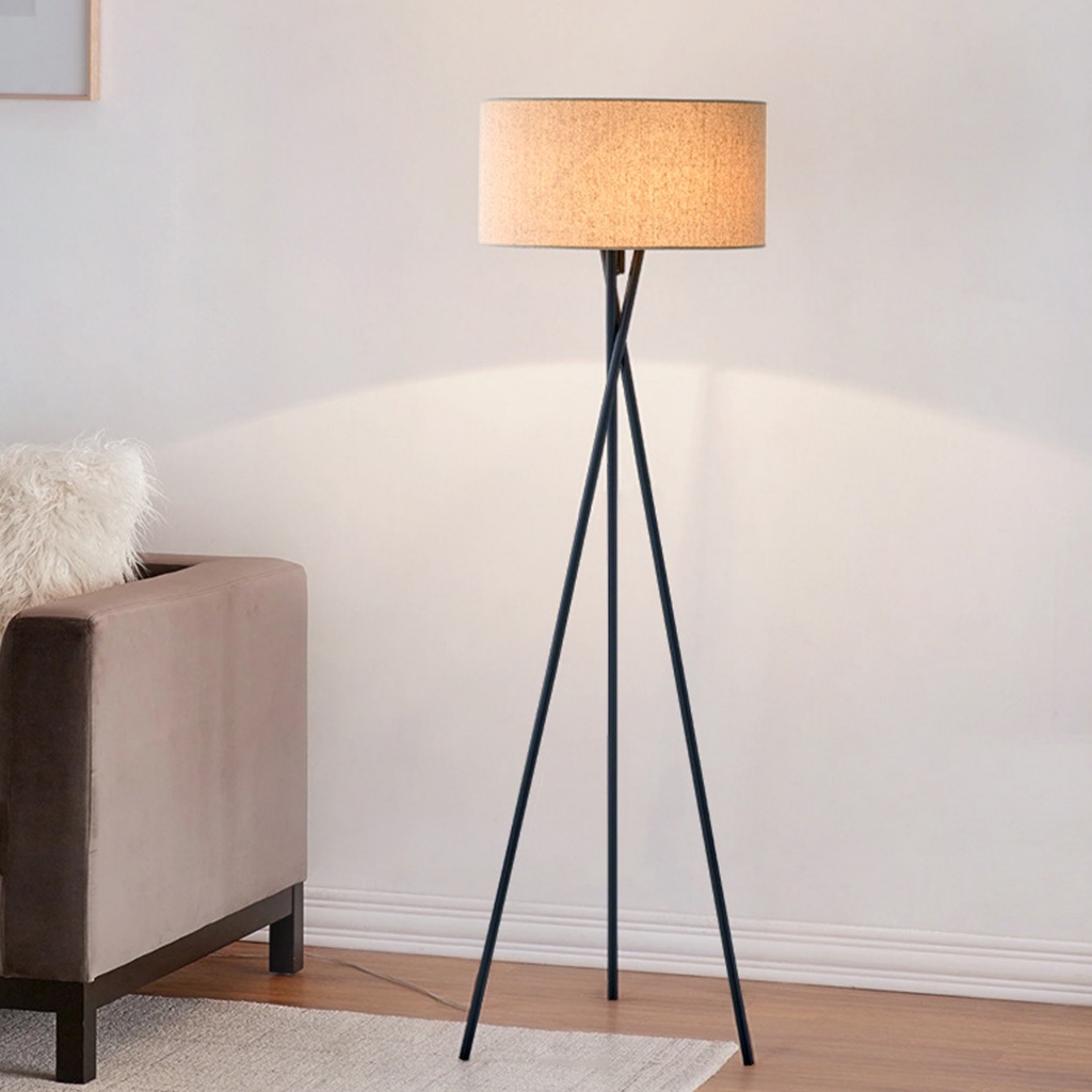 โคมไฟตั้งพื้น โคมไฟสไตล์โมเดิร์น โคมไฟมินิมอล ขั้วหลอด E27 ประกอบง่าย Floor lamp Thaikea
