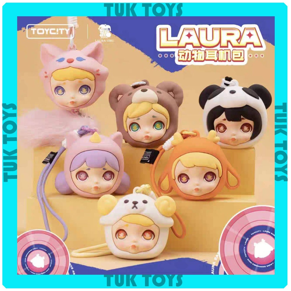 พร้อมส่งในไทย !! กล่องสุ่ม กล่องจุ่ม LAURA พวงกุญแจ ลอร่า ของแท้ 100% มีหน้าร้าน