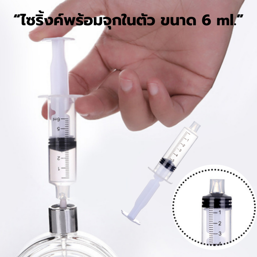 พร้อมส่ง อุปกรณ์แบ่งน้ำหอม จุกแบ่งน้ำหอม หัวแบ่งน้ำหอม กรวยพลาสติก