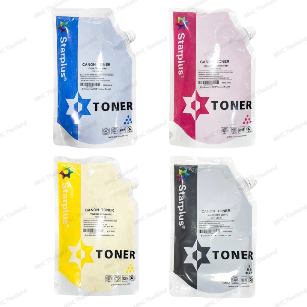 ผงหมึก เครื่องสี Starplus Canon Toner iR ADV 500g C3025/3125/3320/3530/3725 C5030/5230/5235 C5535/5540/5550/5560
