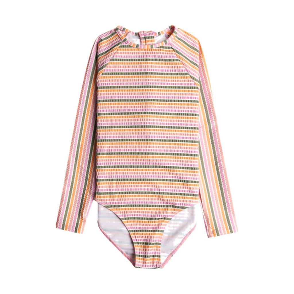 Roxy ชุดว่ายน้ำแขนยาว UPF 50 สำหรับเด็กผู้หญิง ROXY GIRLS MIRAGE STRIPE ONESIE	243	ERGWR03415-XNMG