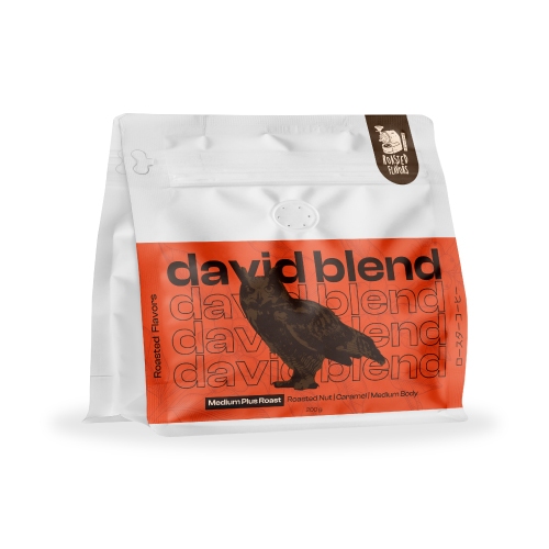 เมล็ดกาแฟคั่ว DAVID BLEND (Medium Dark Roast) 200 g.