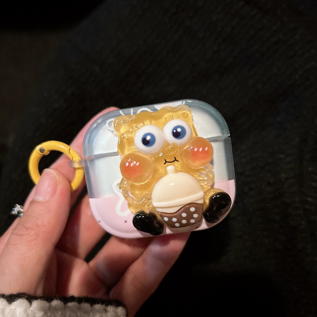 【 SpongeBob 】เคสหูฟัง i12 i11 i13 เคสใสการ์ตูนนูน 1 2 3  เคสหูฟังบลูทูธ gen gen1 gen2 เคสหูฟังไร้สาย