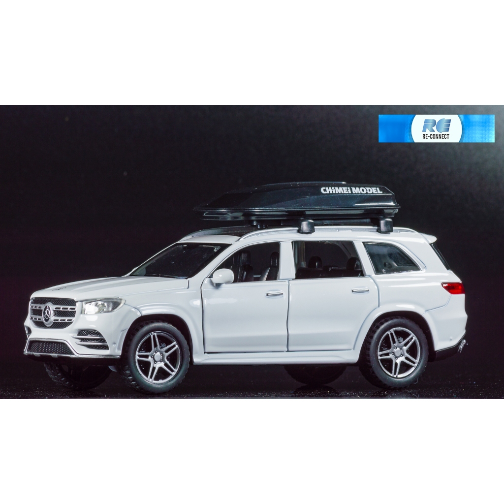 โมเดลรถเอสยูวีอเนกประสงค์ รถยนต์เมอร์เซเดส-เบนซ์ CHIMEI 1:32 Mercedes-Benz GLS580 CM303 Roofbox SUV 