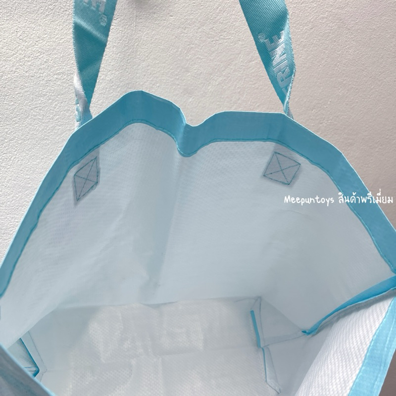 กระเป๋าช้อปปิ้ง Listerine กันน้ำ 100% REUSABLE Plastic bag 🩵🩵🩵