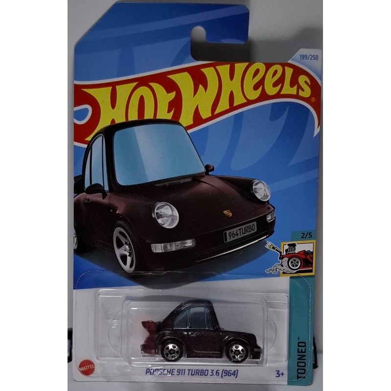 Hotwheels รถเหล็กสะสม PORSCHE 911 TURBO 3.6(964)