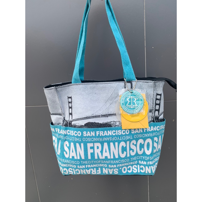 ROBIN RUTH กระเป๋าถือ Tote Bag ลาย San Francisco ใหม่ป้ายห้อย