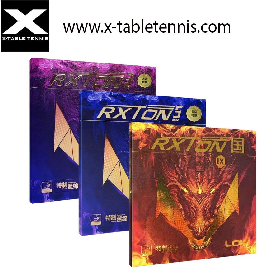 ยางปิงปอง Loki  RXTON PRO  แบบหน้ายางเหนียว RXTON 9-Pro, RXTON 3-Pro, RXTON 5-Pro
