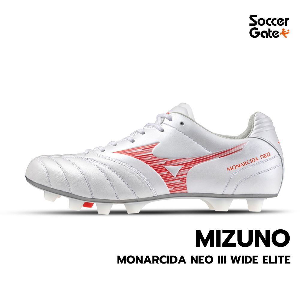 MIZUNO MONARCIDA NEO III WIDE ELITE รองเท้าสตั๊ดฟุตบอลของแท้ [โค้ด SOC500DEC ลดสูงสุด 500 เมื่อซื้อครบ 3000]