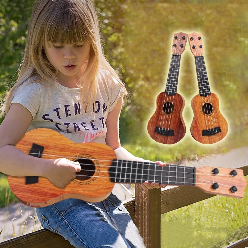 อูคูเลเล่ เด็ก กีต้าร์อูคูเลเล่ กีต้าร์โปร่ง Guitar Ukulele ของเล่นเพื่อการศึกษา สําหรับเด็ก