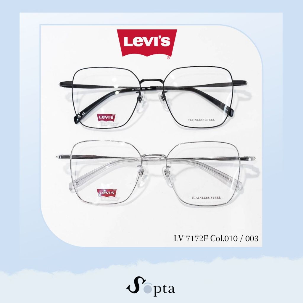กรอบแว่น แว่นตา LEVI'S ลีวายส์ รุ่น LV7172F แว่นสแตนเลส