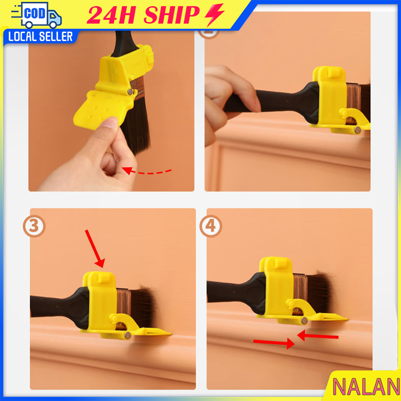 สินค้ามีคุณภาพ เครื่องมือแปรงทาสี สำหรับเพดาน ผนัง แปรงขนสัตว์เทียม แยกสี