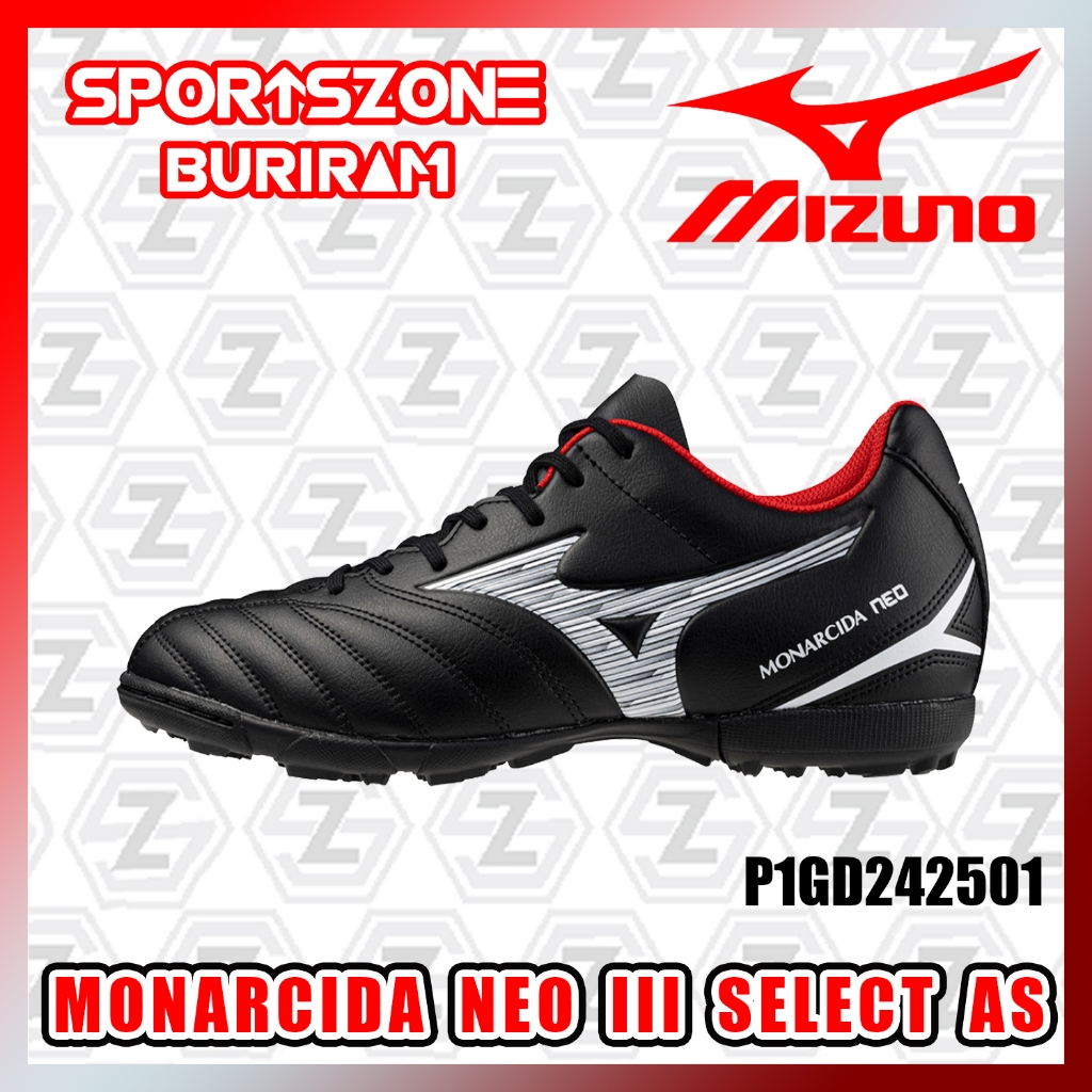 [รองเท้าฟุตบอลร้อยปุ่ม] Mizuno รุ่น MONARCIDA NEO III SELECT AS ของแท้ 💯 P1GD242501