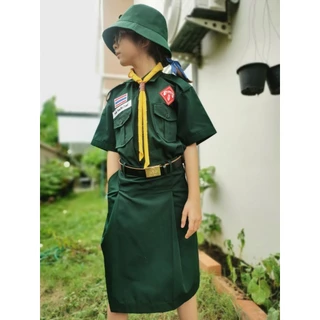 ชุดเนตรนารี เสื้อเนตรนารี กระโปรงเนตรนารี สินค้าพร้อมส่ง.