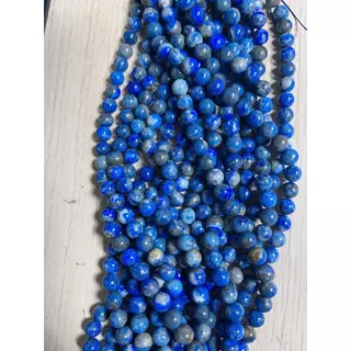 สร้อยยาวลาพิสลาซูลีธรรมชาติ สีไม่ตก ไม่ซีดจาง