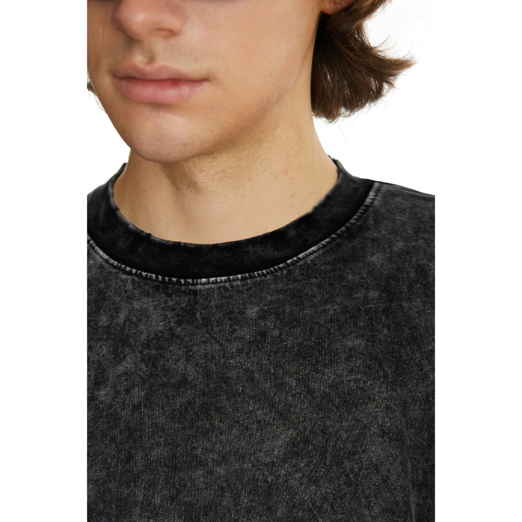 เสื้อยืดทรงโอเวอร์ไซส์ Ⅱ Cosmic Flow Ⅱ regular Ⅱ ผ้าคอตตอน Ⅱ คอฟิต