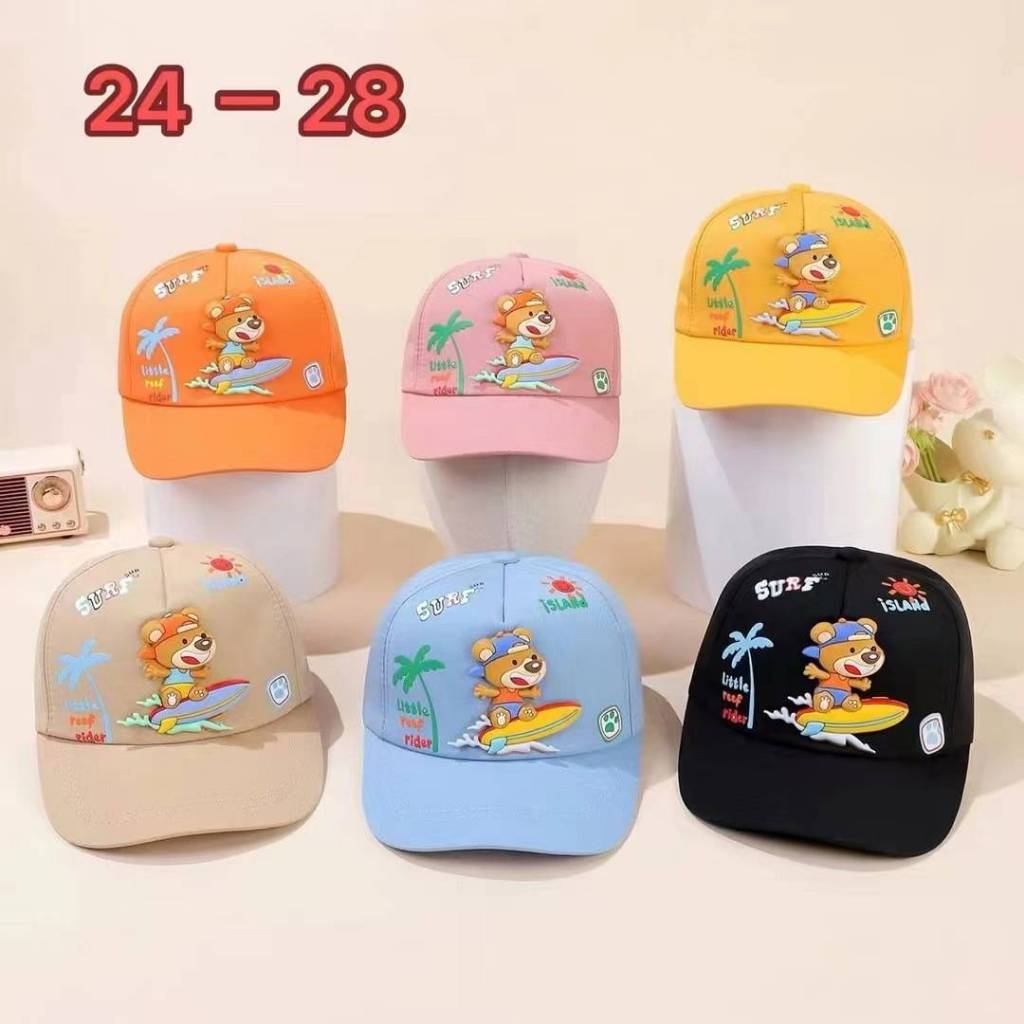 หมวกเ​เก็ปเด็ก​ แฟชั่น​ เด็ก​น่ารัก​ใส่​ได้​ทั้ง​ผู้หญิง​และ​ผู้ชาย​อายุ​1_4ของ​ขนาด​45_54