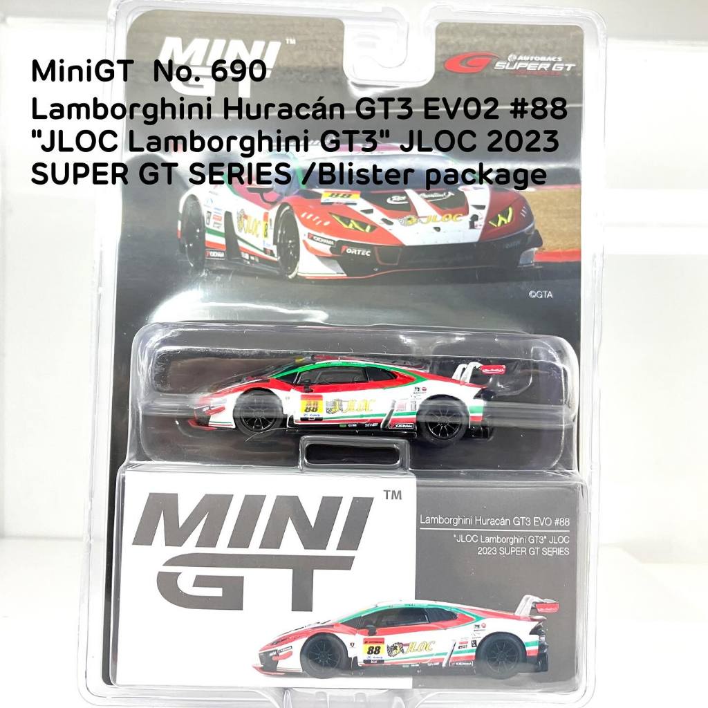 MiniGT  📌No. 690 -L📌 Lamborghini Huracán GT3 EV02 #88 ”JLOC