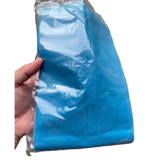 ถุงหูหิ้่วตราแมว 6x18 สีฟ้า น้ำหนัก 500 กรัม หนา เหนียว ทนทาน