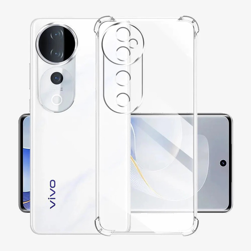 VIVOใส ป้องเคสใสกันกระแทก Shell สําหรับ VivoV40 V40Pro VivoV40Pro Slim กันกระแทก