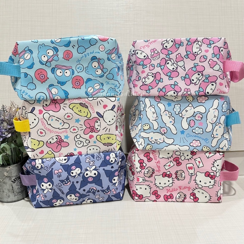 พร้อมส่ง กระเป๋าเครื่องสำอางค์ Travel Pack ลายการ์ตูน Sanrio