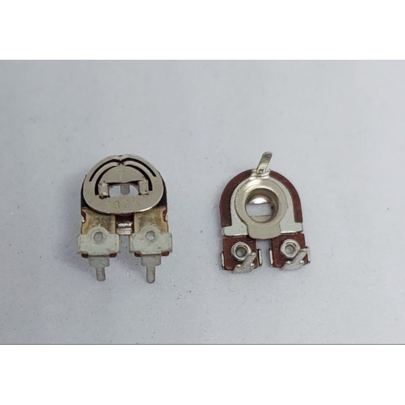 (แพ็ค 10 ตัว) VR , SR-085 10K, 20K, 100K ตัวต้านทานปรับค่าได้แบบนอน