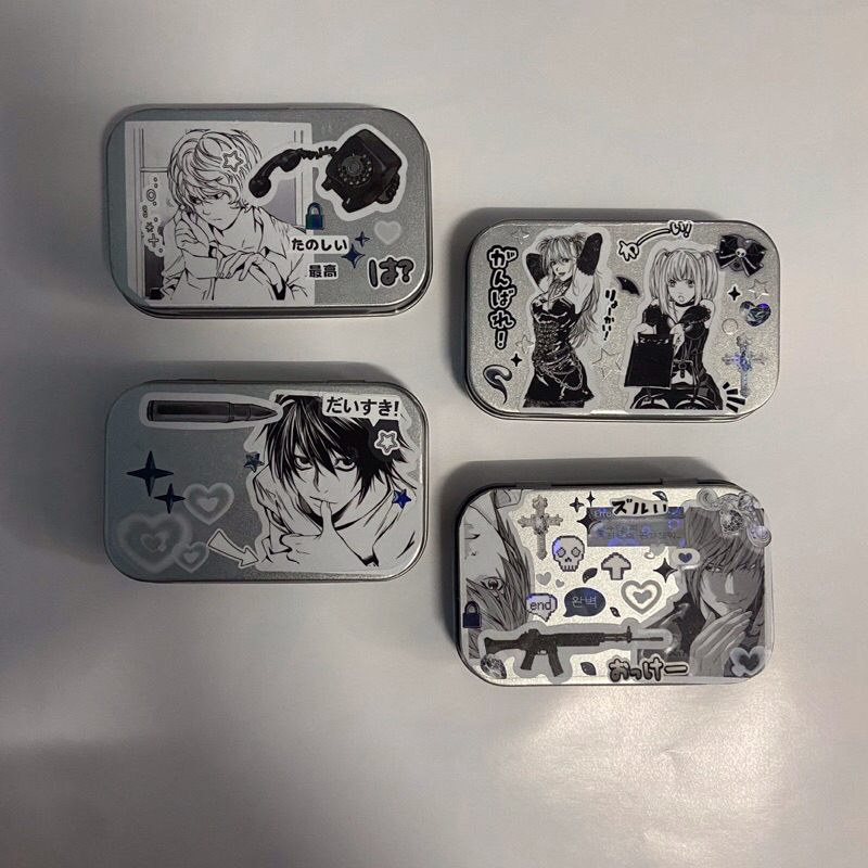 ☠️📓Death note tin wallet 🪪